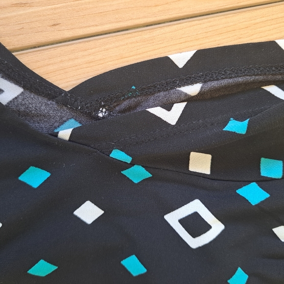 COPY - Liz Claiborne Geometric Print Sheath Dress Size M - Picture 9 of 11